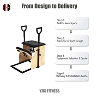 Chaise Wunda de Pilates en bois d'érable de haute qualité, personnalisée et professionnelle, certifiée CE, équipement de gym, studio de Pilates, YJCJ FITNESS, vente en gros