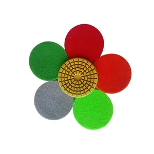 Abrasive Tools Hand Polishing Rubber Pad For Glass Diamond Resin Pads Marble Grinding Resin Grinding Pad