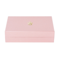 Boîtes à colliers personnalisées de luxe avec revêtement UV, logo en relief, impression, laminage mat, boîte cadeau pour montre en carton écologique magnétique