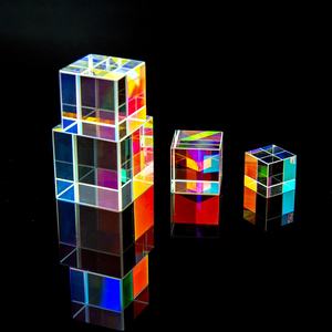 TAXA Mini 20*20*20mm <span class=keywords><strong>BK7</strong></span>/H-K9L Vidro Óptico X-Cube Prisma Transparente Superfície 60/40 Qualidade Personalizável Tamanho Física - Product Image 5
