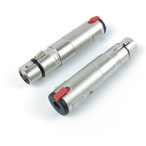 <b>Dmx</b> Connector 3 Pin Female To 6.35mm Female Adapter Metal Stage <b>Lighting</b> Equipment - Product Image 2