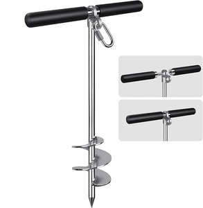 Kit d'ancrage de sable en acier inoxydable 304, résistant à la corrosion, avec vis, corde et flotteur pour kayak, jet ski et plage en eau salée - Product Image 3
