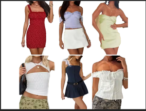 Liquidación de Ropa para Mujer al por Mayor, Vestidos Casuales, Camisetas, Paquetes Mixtos, Entrega Aleatoria, Ropa en Stock - Product Image 2