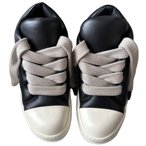 Baskets montantes de luxe en cuir véritable pour hommes, légères et respirantes, avec grandes lacets, pour printemps, automne et hiver DW - Product Image 1