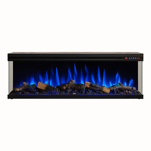<span class=keywords><strong>Chimenea</strong></span> Eléctrica de Vidrio LONGHUA FLAME Empotrable de Pared Decorativa de 3 Lados con Opciones de 42" 50" 60" 72" - Product Image 4