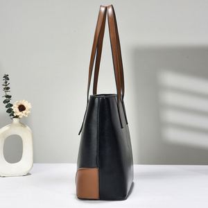 Bolso de Mano de Lujo para Mujer, Gran Capacidad, de Cuero PU, Tipo Tote, con Cierre de Cremallera - Product Image 2