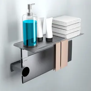 Porta asciugamani elettrico intelligente riscaldamento a temperatura costante nuova installazione nascosta stendino per bagno domestico riscaldatore