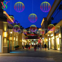 Guirlande lumineuse à pixels programmable Ws2811 LED RGB, boule pliable illuminée pour Noël, motifs lumineux 3D
