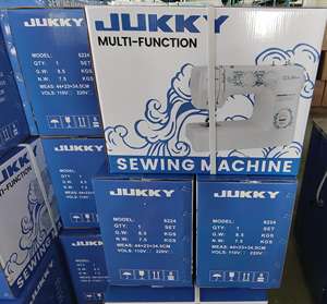 JUKKY 6224 Macchina da Cucire Piana Multifunzione a Punto Annodato, Ago Singolo, Asolatrice a 24 Passi, Facile da Usare, Nuova, per Sartoria e Abbigliamento - Product Image 4