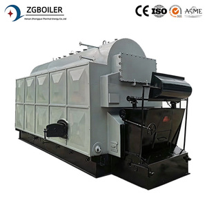 Chaudière à vapeur hybride eau-chaud à tubes, à grille à chaînes entièrement automatique, haute efficacité, 3T/h, ensemble complet, pour biomasse, destinée aux usines d'aliments pour animaux - Product Image 1