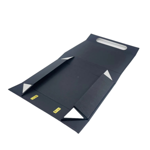 Luxury Custom Folding Gift <b>Box</b> with Handle and <b>Magnetic</b> Closure Custom Logo Stamping for Gift Packaging - Product Image 4
