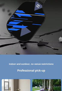 Raquette de pickleball en fibre de verre de qualité supérieure, poids équilibré et poignée souple. Cadre résistant aux rayures, outil de sport et de loisirs quotidien, faible MOQ - Product Image 5