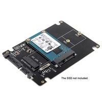 Convertidor M2 mSATA a SATA SSD M2 mSATA a SATA3 SSD, adaptador de unidad de estado sólido
