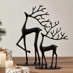 Pièce maîtresse de décoration de table élégante en métal avec cadre artistique conçu pour les hôtels, les restaurants, les villas et les mariages d'hiver - Product Image 1