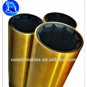 บูชคุณภาพสูงสำหรับเรือเดินทะเล ทำจากทองเหลืองสำหรับงานทางทะเล แบบมีหน้าแปลน  หล่อลื่นด้วยน้ำ - Product Image 2