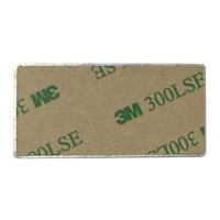 Etiqueta de activo personalizada Código QR Información Impresión UV Etiqueta de metal autoadhesiva