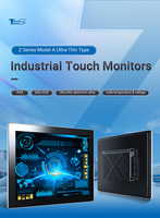 Android Win10 Industrial Monitor táctil de Marco abierto 300cd/M Brillo 1000 Nits VGA Control USB Montaje en pared con Ubantu