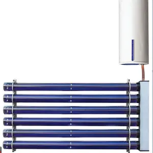 Balkon Muur Opknoping Heat Pipe Zonnecollector Horizontale Zonneboiler Split Verplichte Circulatiesysteem Verwarming