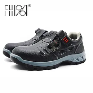 FH1961Zapatos de seguridad con diseño de cordones para un ajuste seguro Punta de acero para una protección confiable en entornos de trabajo