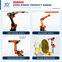 Robot de soudage articulé 6 axes KUKA, équipement de station de cellule automatique PLC/Moteur, intelligent, pour soudage TIG, avec système d'extraction, petit modèle d'occasion, 12 kg