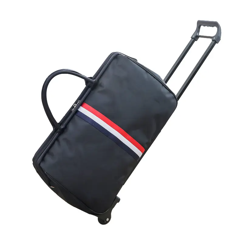 Tekerlekler ile büyük haddeleme silindir çanta bagaj taşımak Tote bavul unix-yetişkin yumuşak arabası seyahat çantası