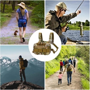 Sac de poitrine imperméable, sac banane, sac tactique, ceinture de ceinture, étui dissimulé pour arme à feu, pour la pêche, la chasse, l'escalade - Product Image 6