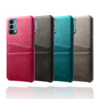 Étui pour One Plus Nord N200, étui de téléphone portefeuille en cuir de veau avec double porte-cartes pour Oneplus Nord N200 5G