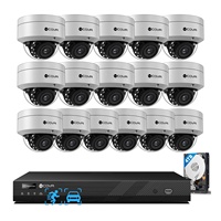 4COVR 16-Kanal PoE Sicherheitskamerasystem 4TB HDD Audio Nachtsicht KI-Gesichtserkennung OEM 12Mp 6K Geschäfts-CCTV-Überwachung