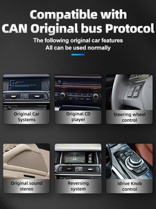 10.25 inç araba Dash kurulu Linux sistemi Carplay ekran WIFI BT GPS multimedya BMW F10 F11 2011-2016 için araba radyo ekran - Product Image 4