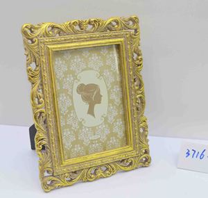 Vintage Baroque Resin <strong>Photo</strong> <strong>Frame</strong>, <strong>Ornate</strong> Carved Antique Silver Picture <strong>Frame</strong> for Home Decor - Product Image 3