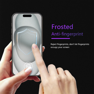 Pellicola protettiva per schermo in vetro temperato antiriflesso per <span class=keywords><strong>iPhone</strong></span> 15 <span class=keywords><strong>14</strong></span> 13 <span class=keywords><strong>Pro</strong></span> Max 9H Anti-Shock antistatico accessorio per cellulare - Product Image 5