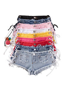 Été Européen Américain Femmes Jeans Denim Shorts Casual Straight Style Hot Low Waist Sexy Nightclub Clothing - Product Image 5
