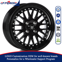Jantes en alliage forgé personnalisées de qualité supérieure, finition noire brillante, multi-rayons, 5x120, 2 pièces, à bordure échelonnée, pour Chevrolet Camaro SS