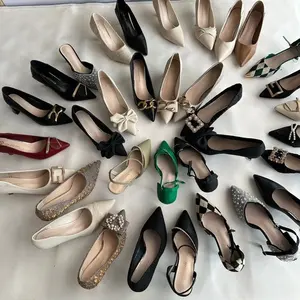 נשים חדשות הליכה נעליים נוחות צבע מעורב נשים מחודדות נעליים