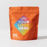 Sacs de conservation alimentaire en aluminium Mylar avec fenêtre, fermeture éclair, qualité alimentaire, anti-humidité, pour gelée, aliments secs, snacks, lait, 500g, vente en gros, légers