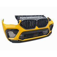 Kit de Carrocería para Parachoques Delantero BMW X6 M F96 2019-2023 con Ventilador Electrónico del Radiador, Original de Segunda Mano, en Plástico Usado