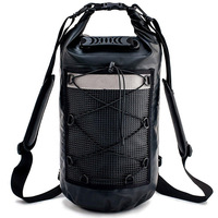 Sac à dos sec étanche pour l'extérieur 10L 20L 30L PVC Ocean Pack pour le camping randonnée Kayak flottant Portable Wet Pack Boating