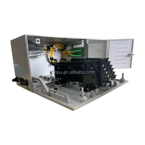48 lõi sợi quang Hộp nối PC + ABS tường IP55 có thể cài đặt 6 1x8 PLC Splitter - Product Image 1