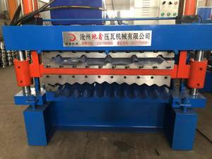 Machine de formage de rouleaux de feuilles, trapez <span class=keywords><strong>saci</strong></span> kalip, panneau de toit métallique entièrement automatique, carrelage émaillé, formage de rouleaux - Product Image 5