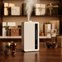 Diffuseur d'huiles essentielles électrique sans eau à deux fluides, pour usage domestique, capacité de 120 ml, contrôlé par application, mural, longue durée