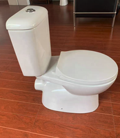 WC à double chasse en céramique, design moderne, deux pièces, pour salle de bain, OEM
