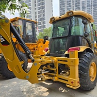 Chargeuse-pelleteuse Caterpillar 420F d'occasion, poids opérationnel 7834 kg, moteur Cat d'origine, bon état, en stock, prête à être expédiée