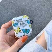 Vente chaude fleur accessoires de téléphone portable accessoires de téléphone casque sans fil motif de tournesol étui pour écouteurs pour air pod