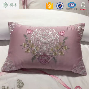 Biancheria da letto ricamata di lusso personalizzato doppio King Size Hotel lenzuolo <span class=keywords><strong>Set</strong></span> - Product Image 5