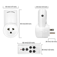1 Pack Prise Intelligente NFC 15A avec Télécommande pour Maison Connectée (Chine)