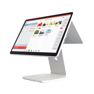 Caja Registradora POS Táctil Ultrafina <span class=keywords><strong>de</strong></span> 15.6 Pulgadas con Pantalla IPS Dual, Almacenamiento <span class=keywords><strong>de</strong></span> 16/32 GB, RAM <span class=keywords><strong>de</strong></span> 2/4 GB, Resolución <span class=keywords><strong>de</strong></span> 1920x1080, 6 Puertos USB, WiFi/BT - Product Image 1