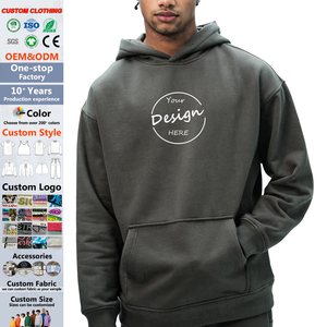 Sudadera con Capucha Personalizada al por Mayor con Gráficos y Logotipo, Sudadera Lisa Gruesa y Cálida, Sudadera Informal de Gran Gramaje 450gsm - Product Image 1