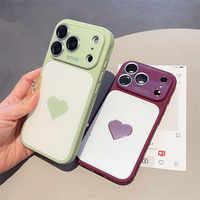 Funda para Teléfono Móvil con Diseño de Corazón y Disipación de Calor para iPhone 18 Pro Max 17 16 15 14 13, Carcasa Antigolpes con Protector de Lente