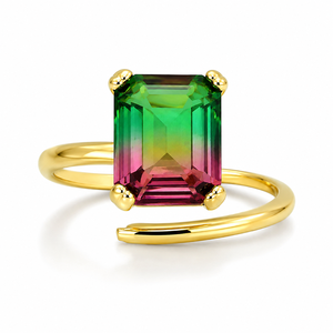 Anello Aperto dal Design Quadrato, Anello Unisex alla Moda, Stile Minimalista, Accessorio Regolabile per Dito - Product Image 1
