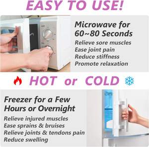 หมอนประคบร้อน/เย็น ลาเวนเดอร์ สำหรับบรรเทาอาการปวดด้วยอโรมาเธอราพี ใช้กับไมโครเวฟ<span class=keywords><strong>ได้</strong></span> - Product Image 4